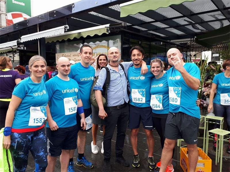 Employees of Vodoopskrba i odvodnja participated in the UNICEF's humanitarian race